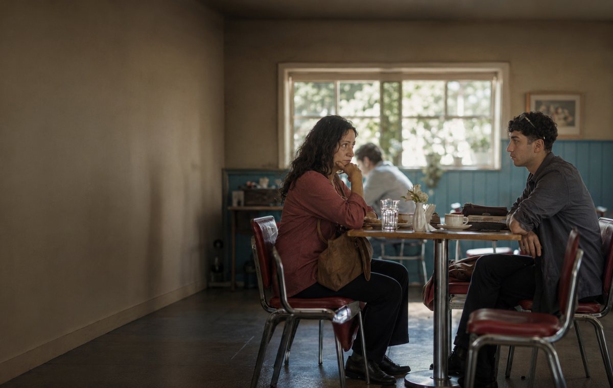 Fotograma de la serie Sobre la Mesa