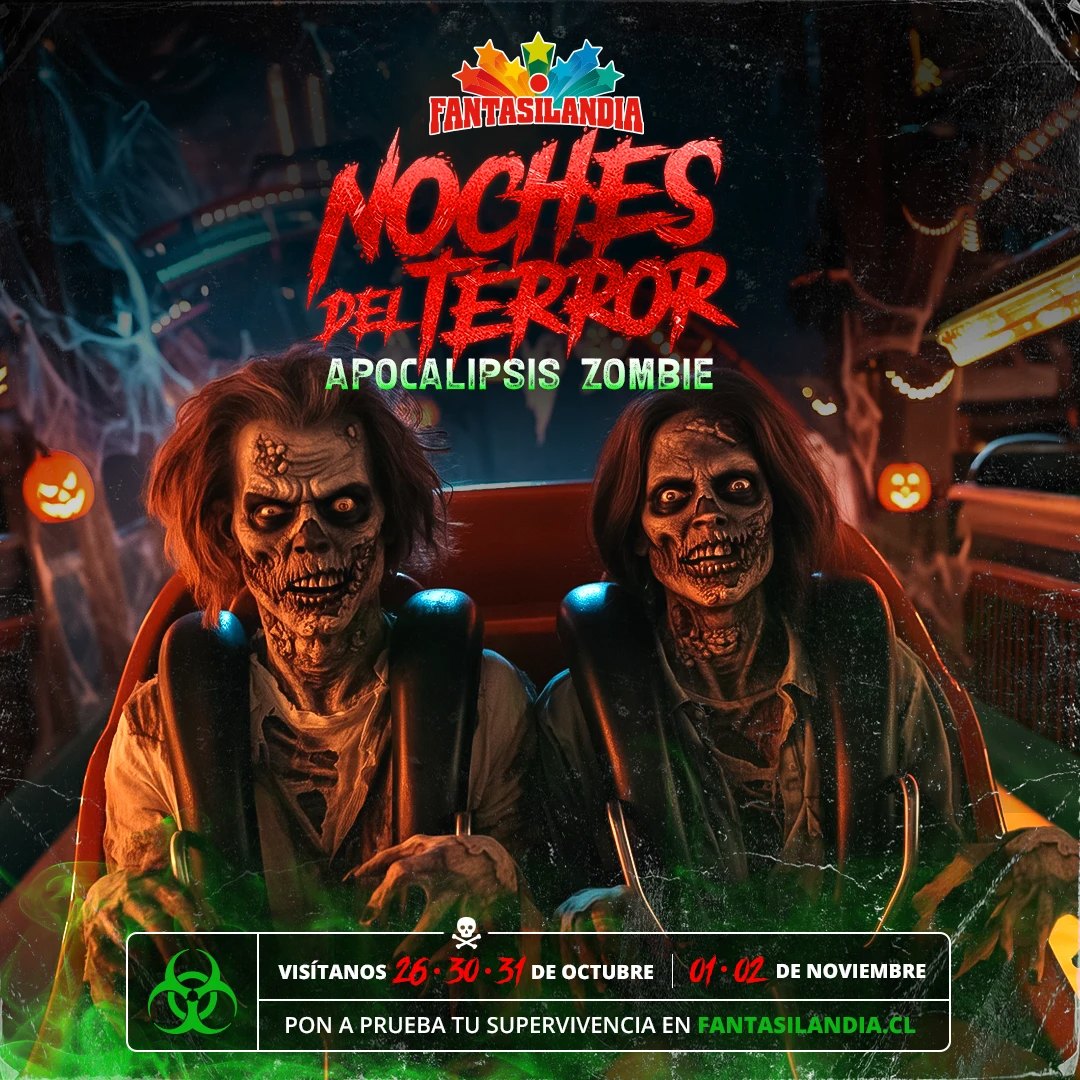 Key visual Noches del Terror: Apocalipsis Zombie